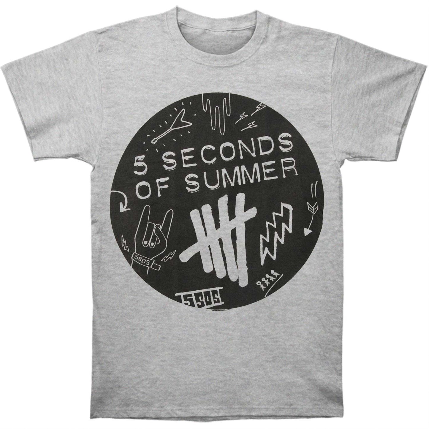 5 Seconds Of Summer Scribble Logo T-shirt