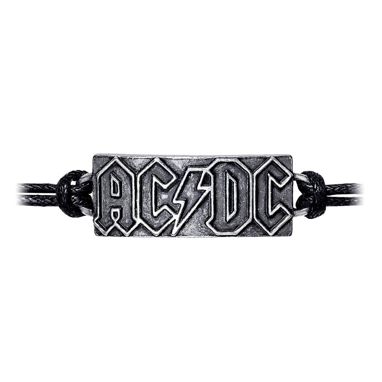 AC/DC Lightning Logo Wrist Strap Wristband