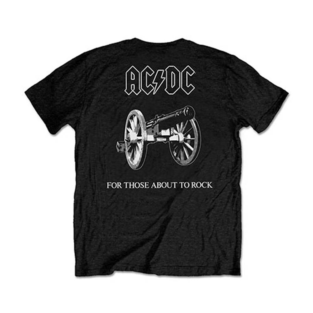 AC/DC About To Rock (Back Print/Retail Pack) Slim Fit T-shirt