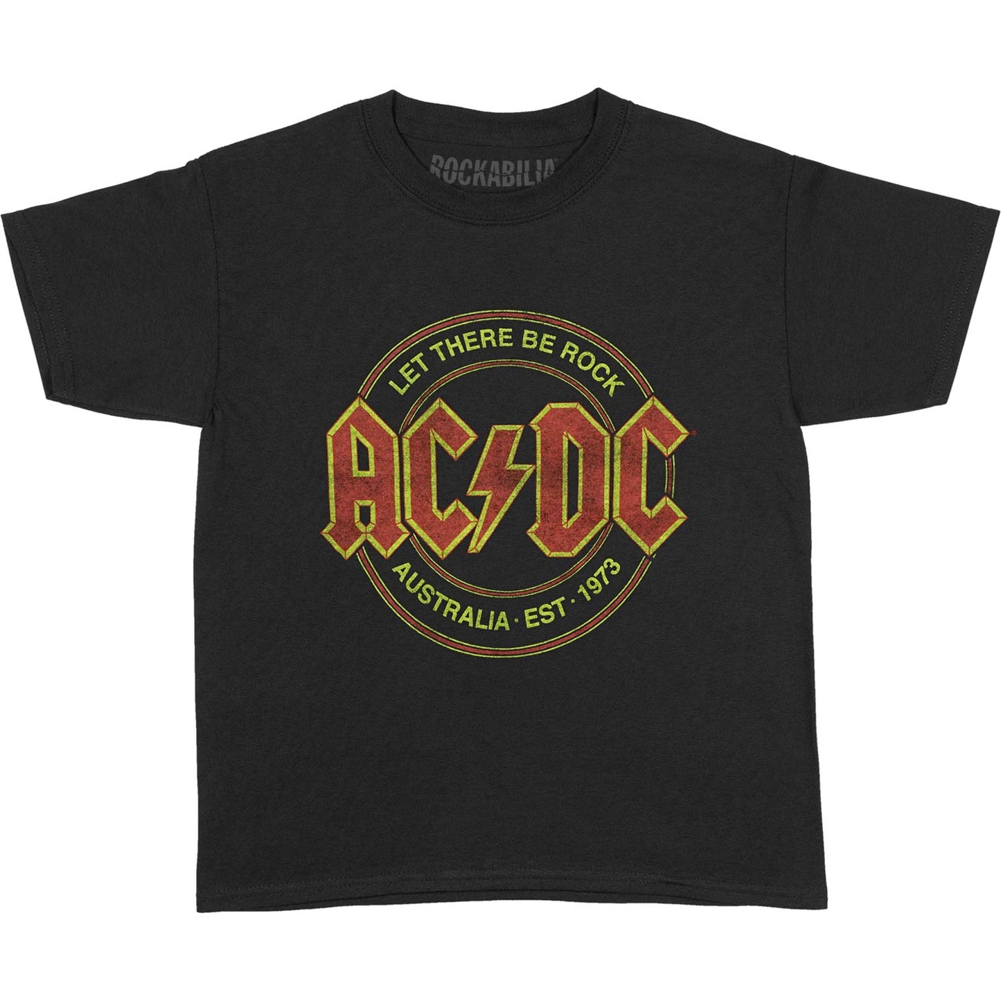 AC/DC Let There Be Rock ACDC Badge Childrens T-shirt