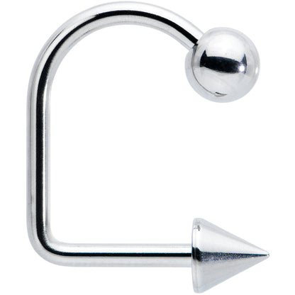 14G Stainless Steel LIPPYLOOP Ball Spike Labret