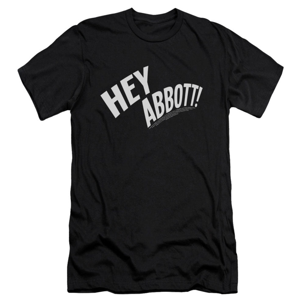 Abbott & Costello Hey Abbott Slim Fit T-shirt
