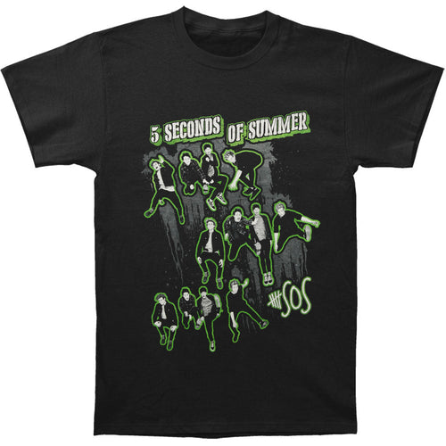 5 Seconds Of Summer Triple Jump Slim Fit T-shirt