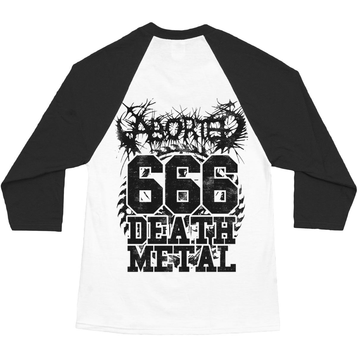 Aborted 666 Death Metal Baseball Jersey