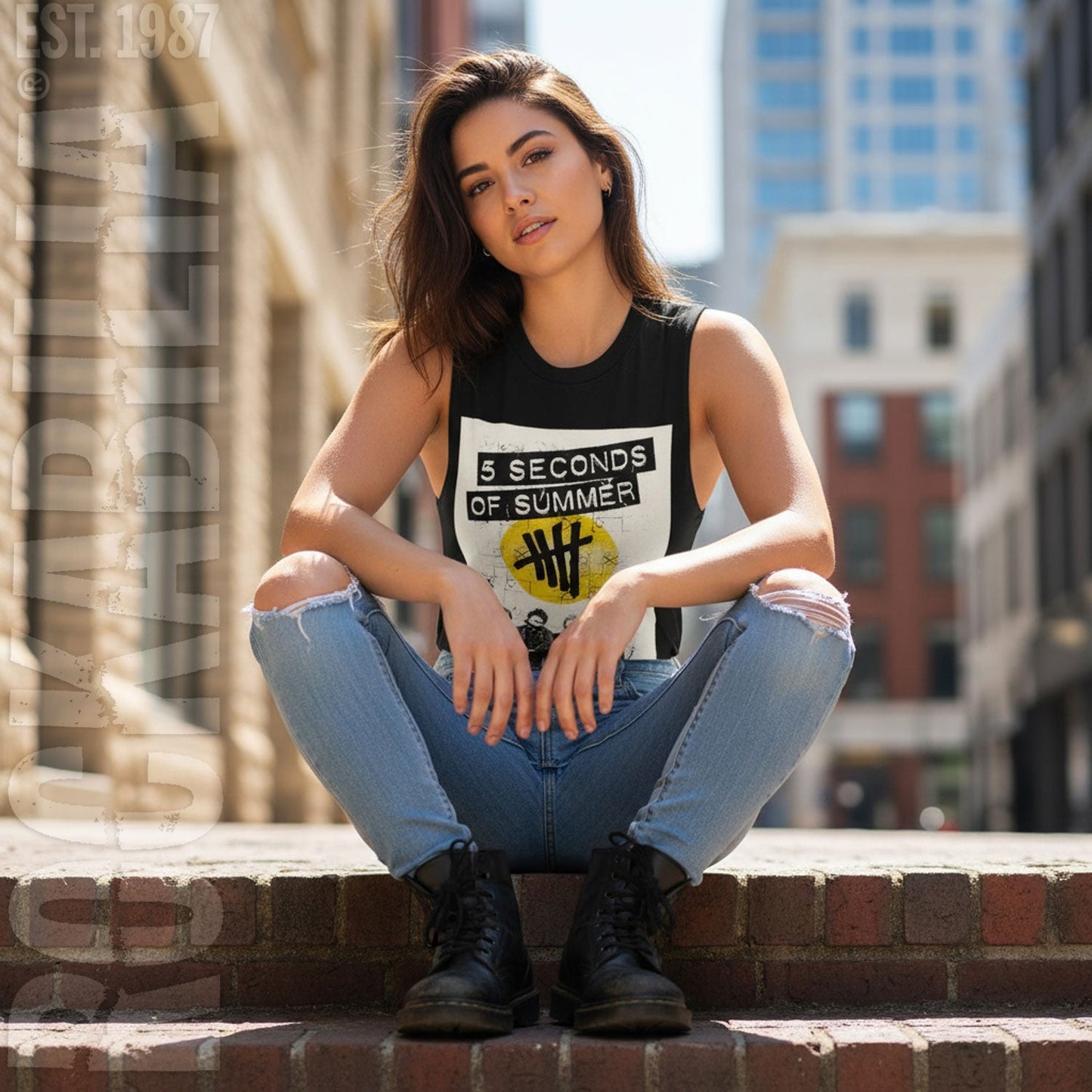 5 Seconds Of Summer Pull & Bear Womens Tank