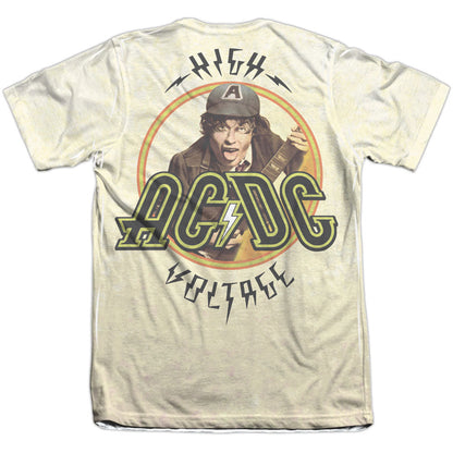 AC/DC Higher Voltage 65% Poly Front/Back Print Sublimation T-shirt