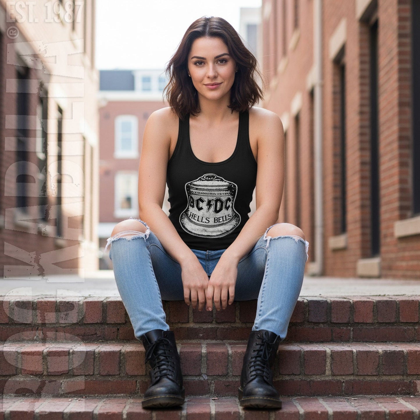 AC/DC Hells Bells Womens Tank