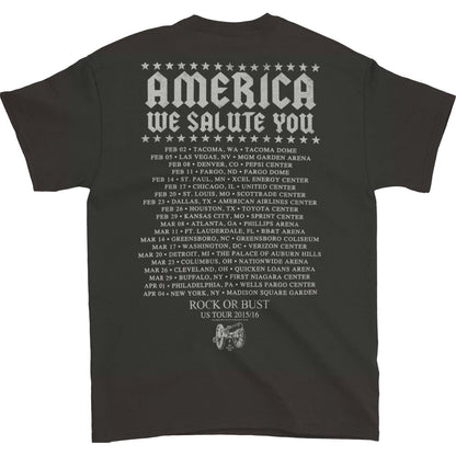 AC/DC America We Salute You 2016 Tour T-shirt