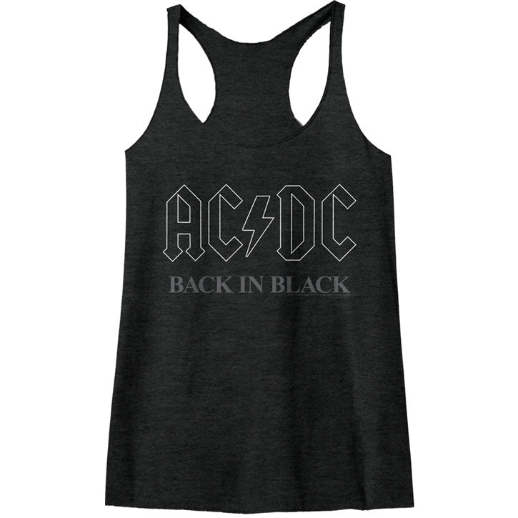 AC/DC Back In Black3 Junior Top