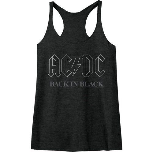 AC/DC Back In Black3 Junior Top