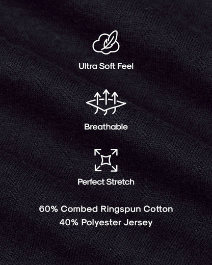 Black Classic Long Sleeve Crew Neck 10-Pack