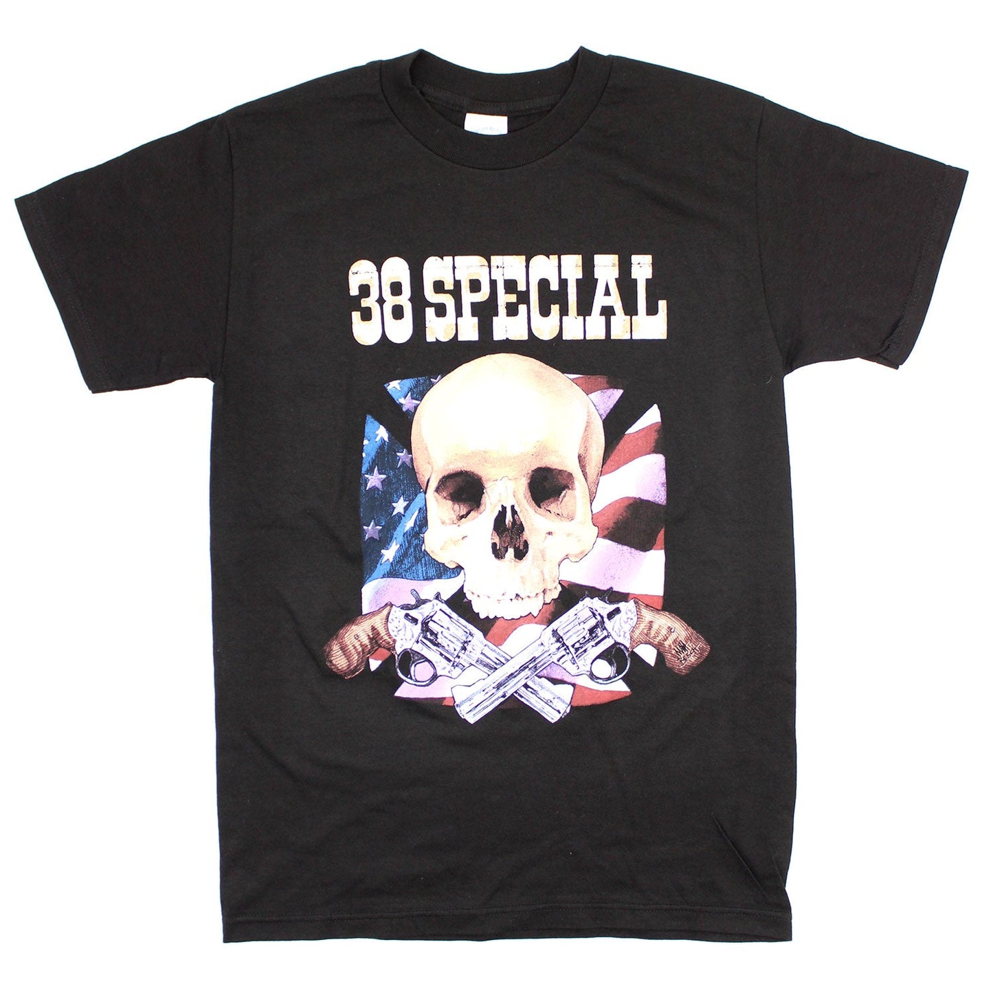 38 Special Skull Flag Guns Tour Tee T-shirt