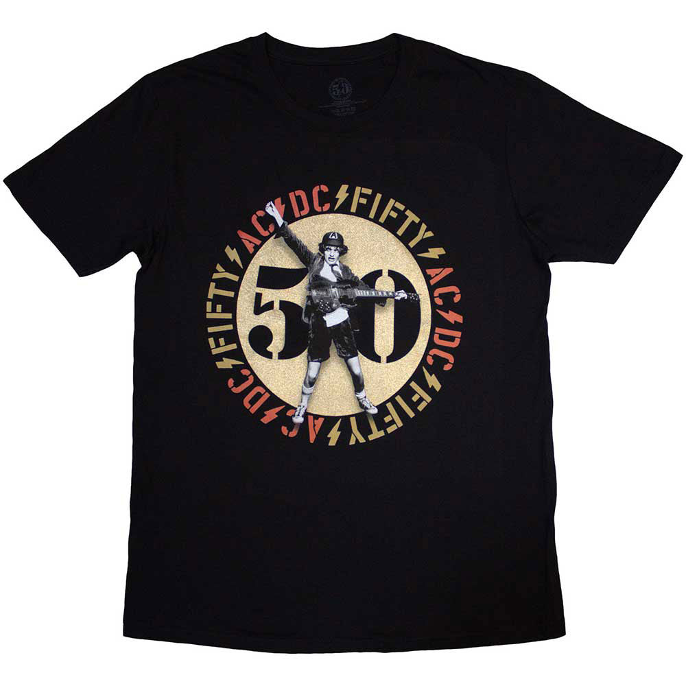 AC/DC Gold Emblem T-shirt