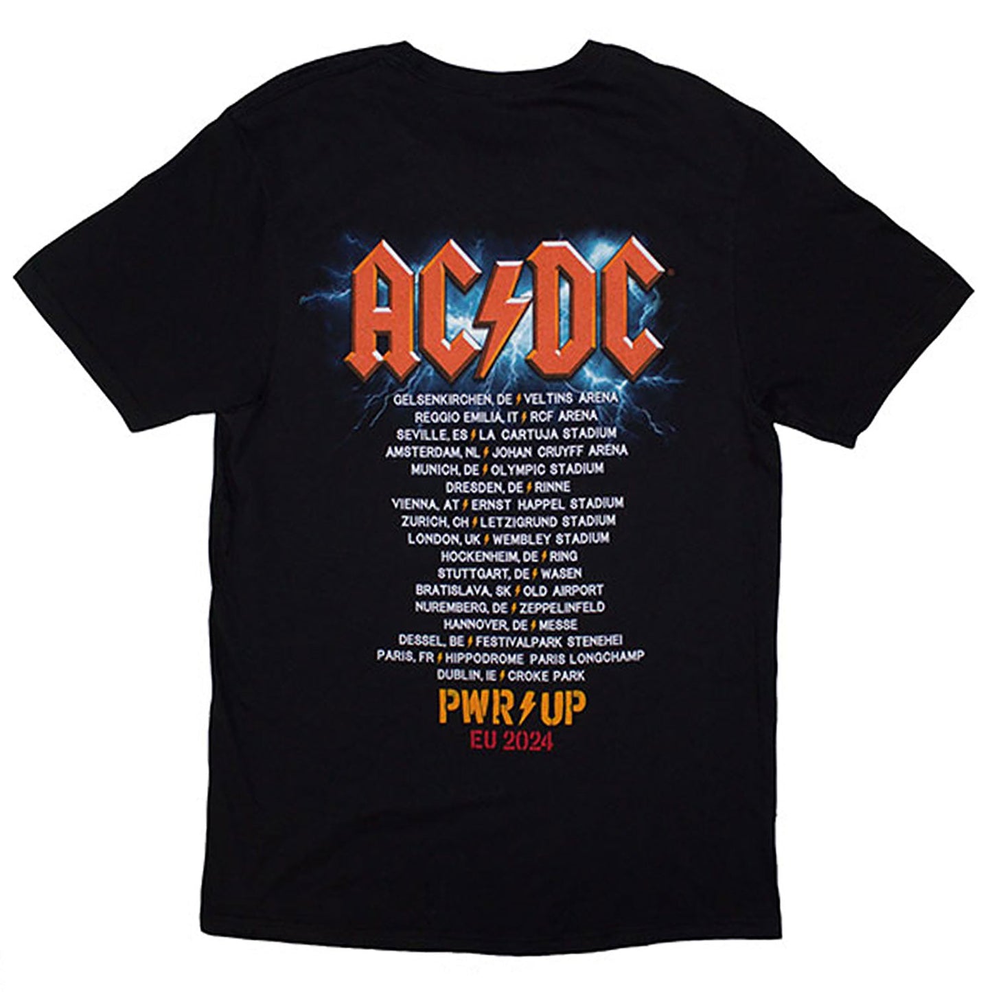 AC/DC Guitar Pwr-up Eu Tour '24 T-shirt