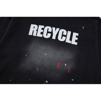 Gallery Dept Hoodie Loose Casual Distressed Hoodie
