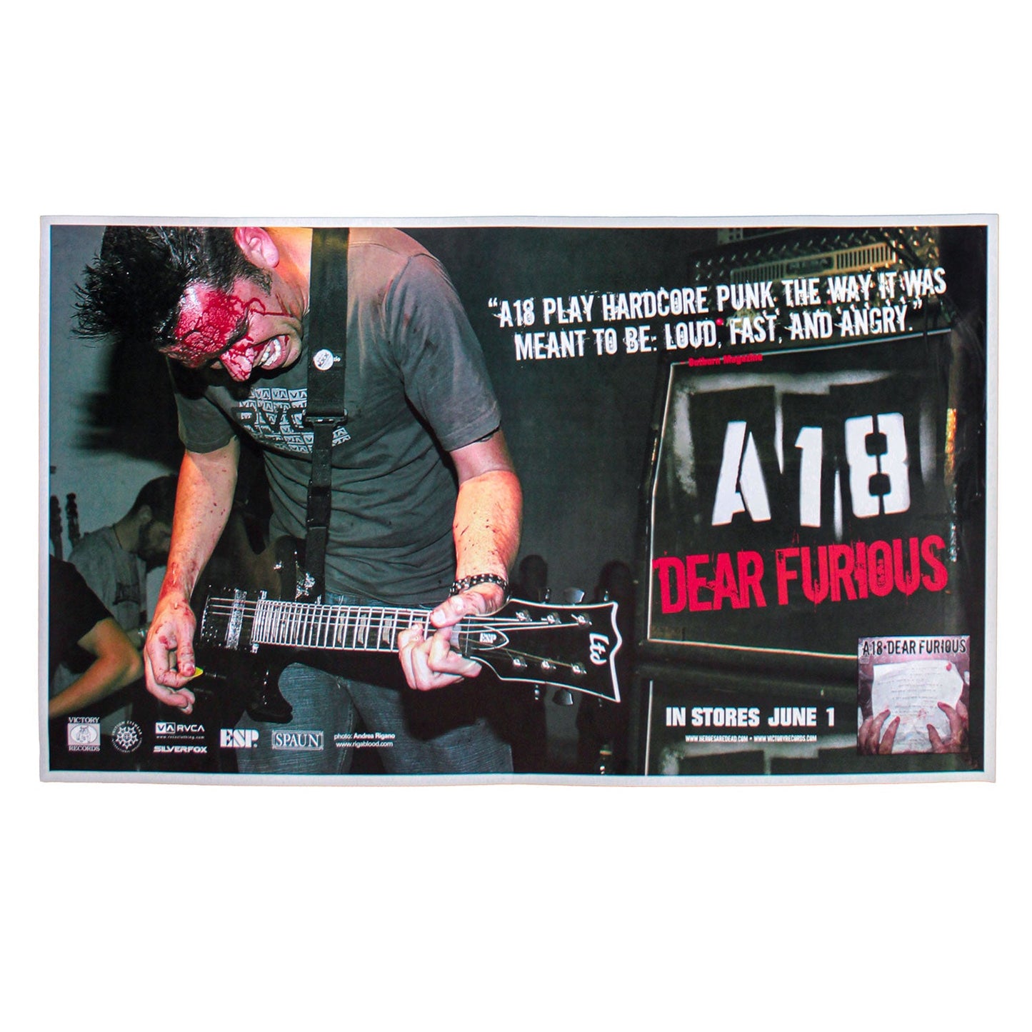 A18 A18 Dear Furious Concert Poster Concert Promo Poster