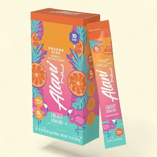 Alani Nu Orange Kiss Energy Drink Mix Sticks, 10 ct