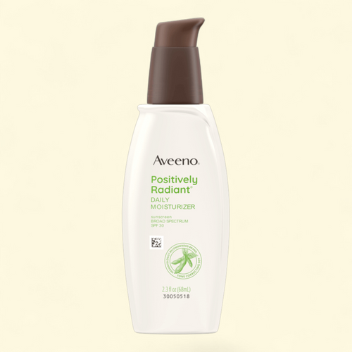 Aveeno Positively Radiant Daily Face Moisturizer Lotion, 2.3 oz