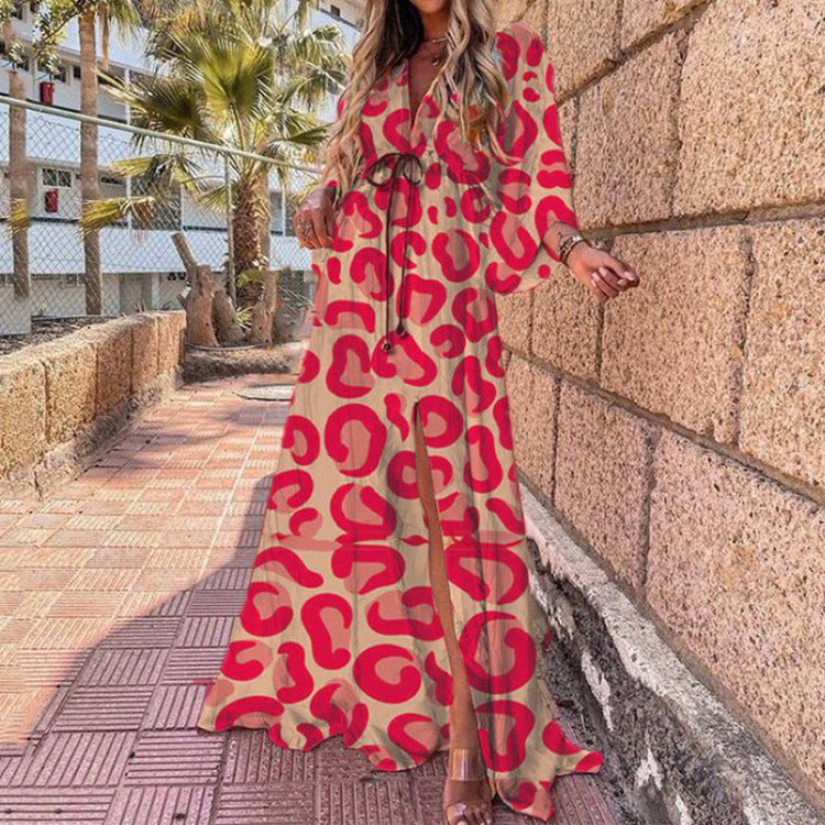 New Vestido Long Sleeve Ladies Loose Peplum Women Fashion
