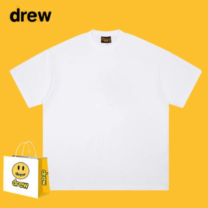 Drew T-shirts Short-Sleeved Clothes T-shirt Smiley Face Graffiti