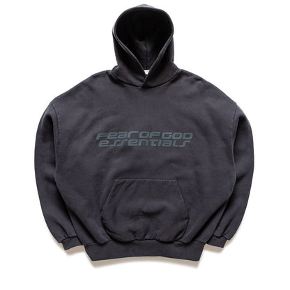 Fear Of God Essentials Heavy Fleece 90's Hoodie - Vintage Black