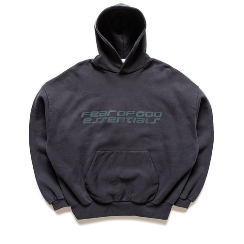 Fear Of God Essentials Heavy Fleece 90's Hoodie - Vintage Black