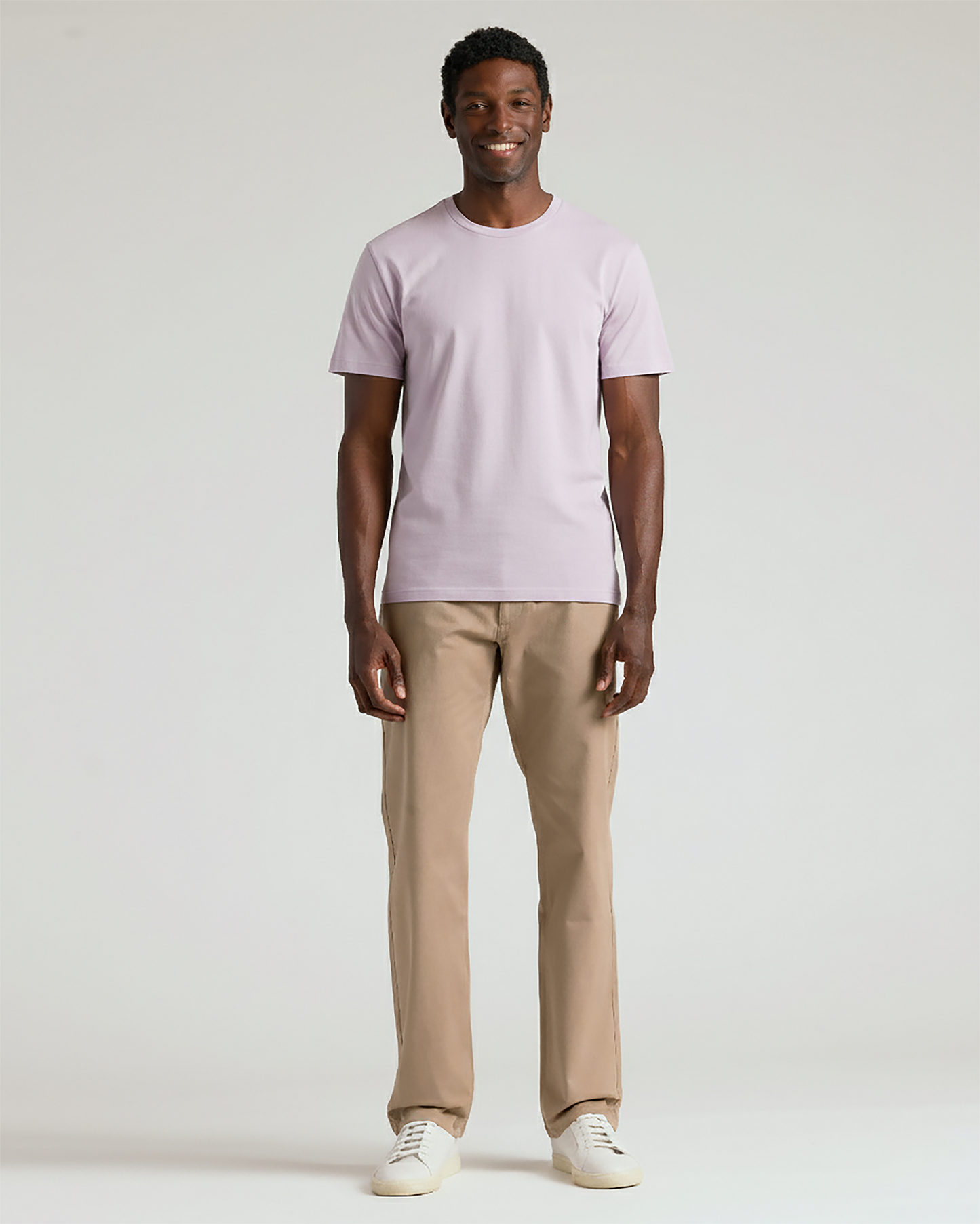 Heather Orchid Classic Crew Neck