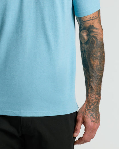 Heather Voyager Short Sleeve Polo