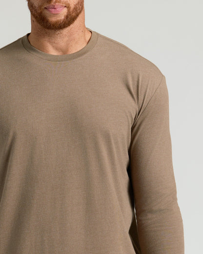 Dark Heather Sagewood Tall Long Sleeve T-Shirt