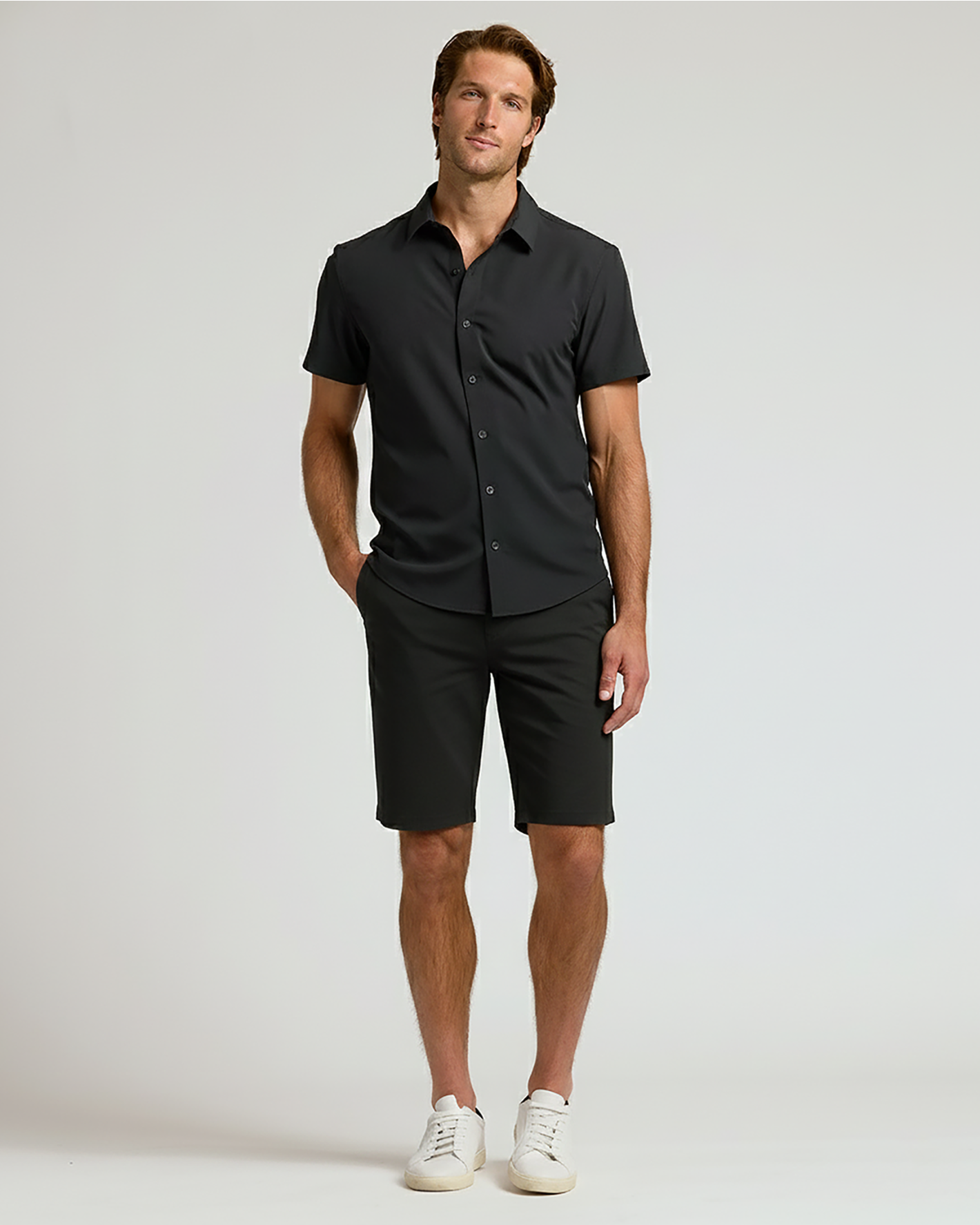 9" Navy & Black Chino Shorts 2-Pack