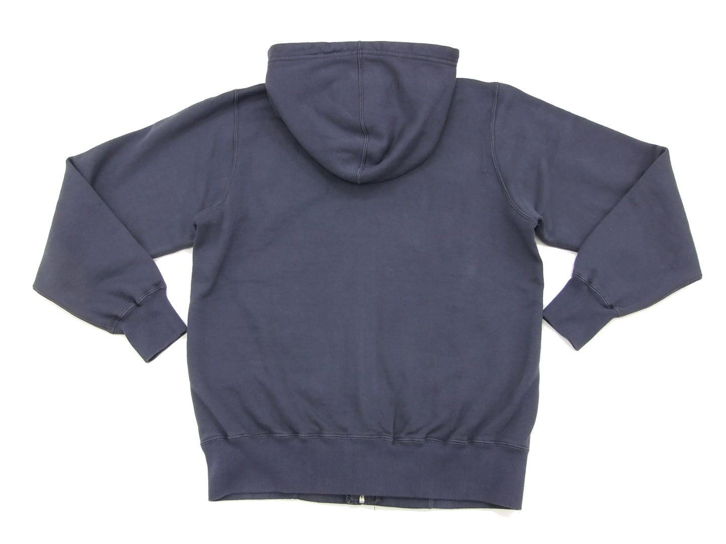 Buzz Rickson Hoodie Men's USAAF Insignia Hoodie Zip Front Hooded Sweatshirt BR65599 Faded-Navy-Blue