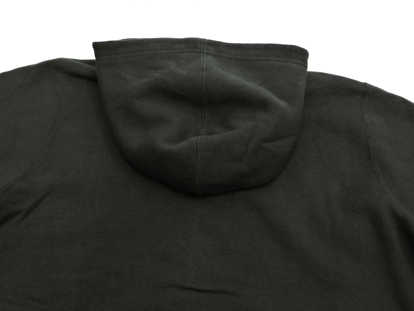 Buzz Rickson Hoodie Men's Plain Hoodie Zip Front Hooded Sweatshirt BR65623 Faded-Black