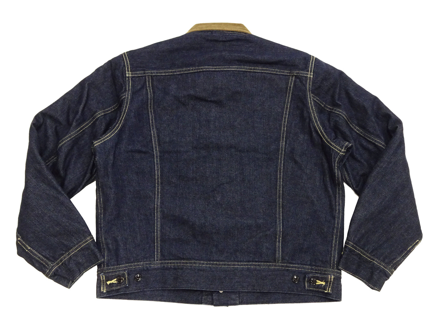 Lee Japan 101-LJ Storm Rider-Inspired Blanket-Lined Denim Jacket - 13 oz Left-Hand Twill Indigo - One-Wash - (LM5110-100 Deep Indigo)