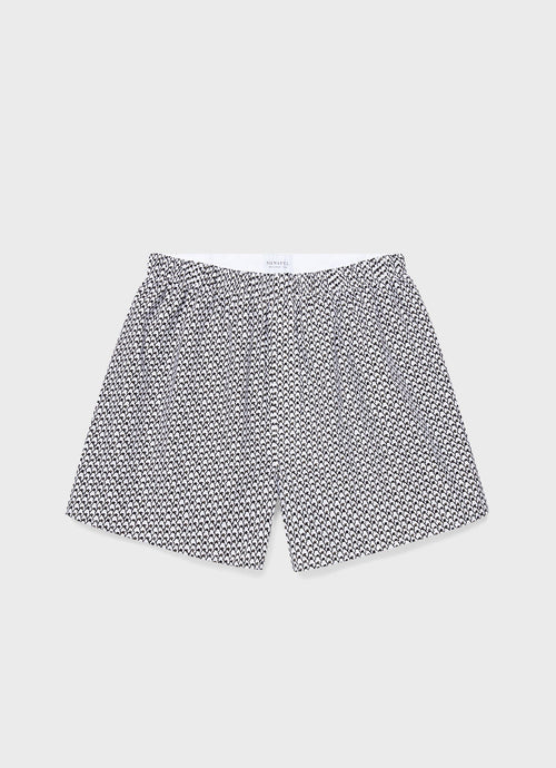 Mens Printed Boxer Shorts In Penguin Colony