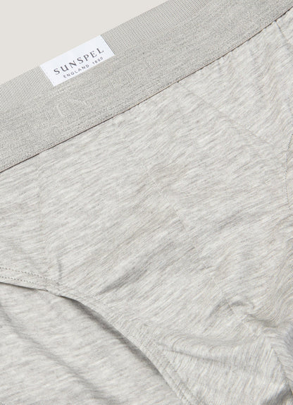 Men's Tencel™ Briefs in Grey Melange