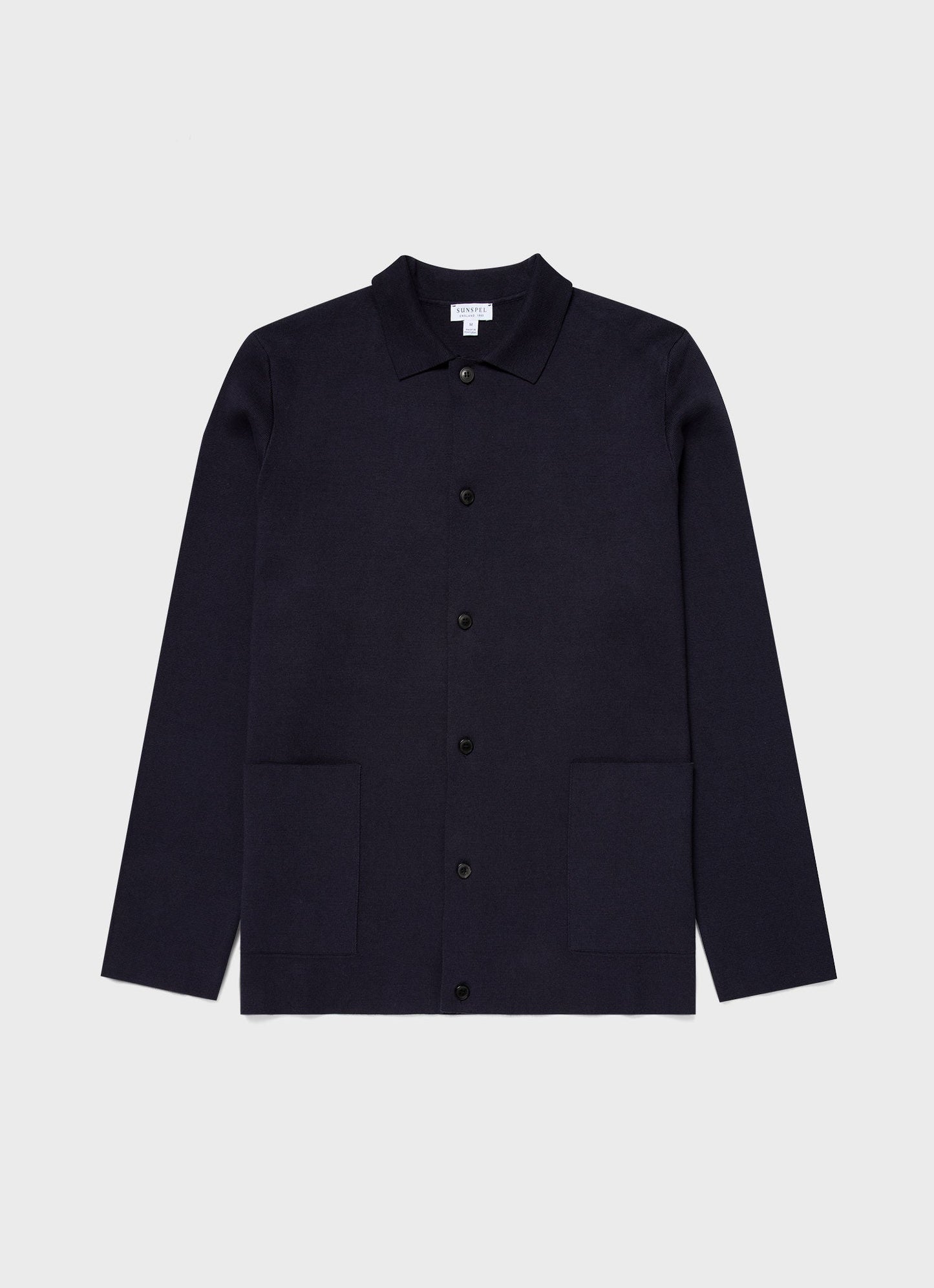 Mens Milano Knit Jacket In Navy Mjac7131 Buaa