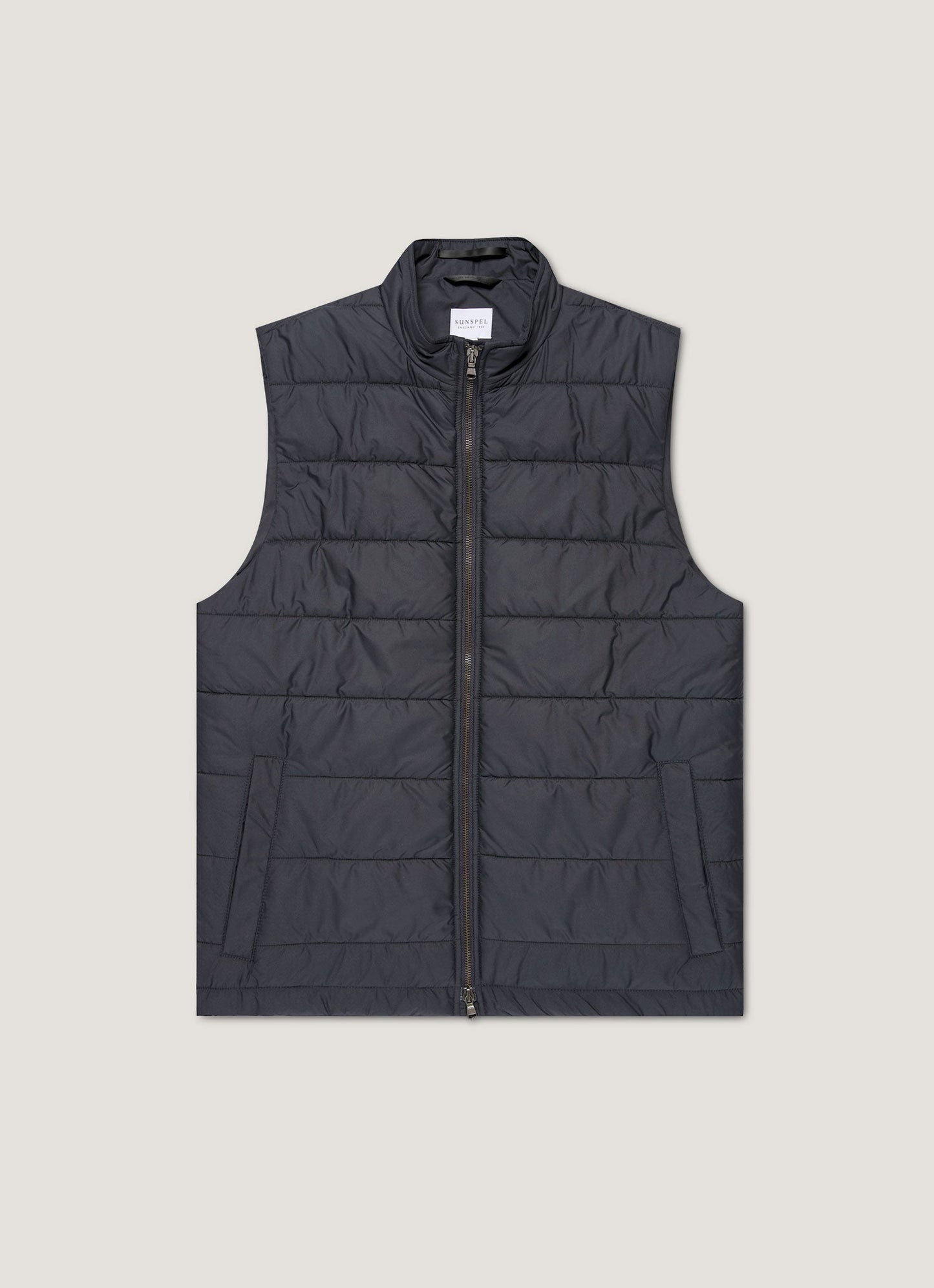 Mens Insulated Gilet In Navy Mjac7193 Buaa