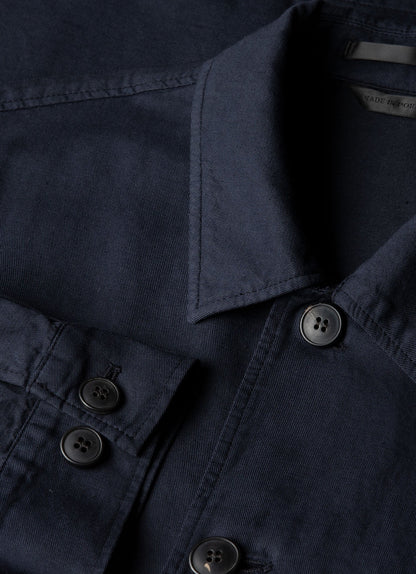 Mens Cotton Linen Jacket In Navy Mjac7207 Buaa