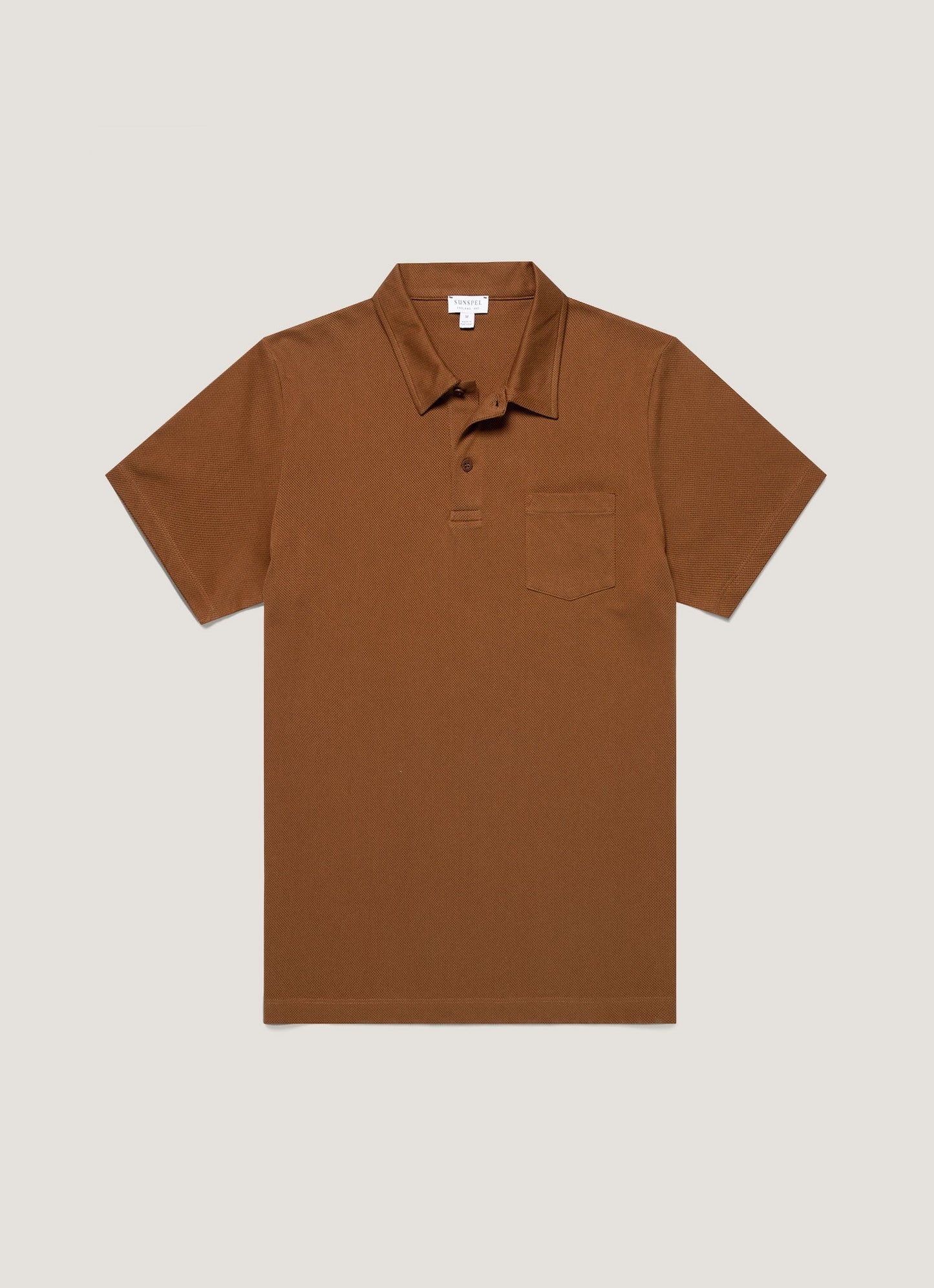 Mens Riviera Polo Shirt In Bronze Mpol1026 Brgu