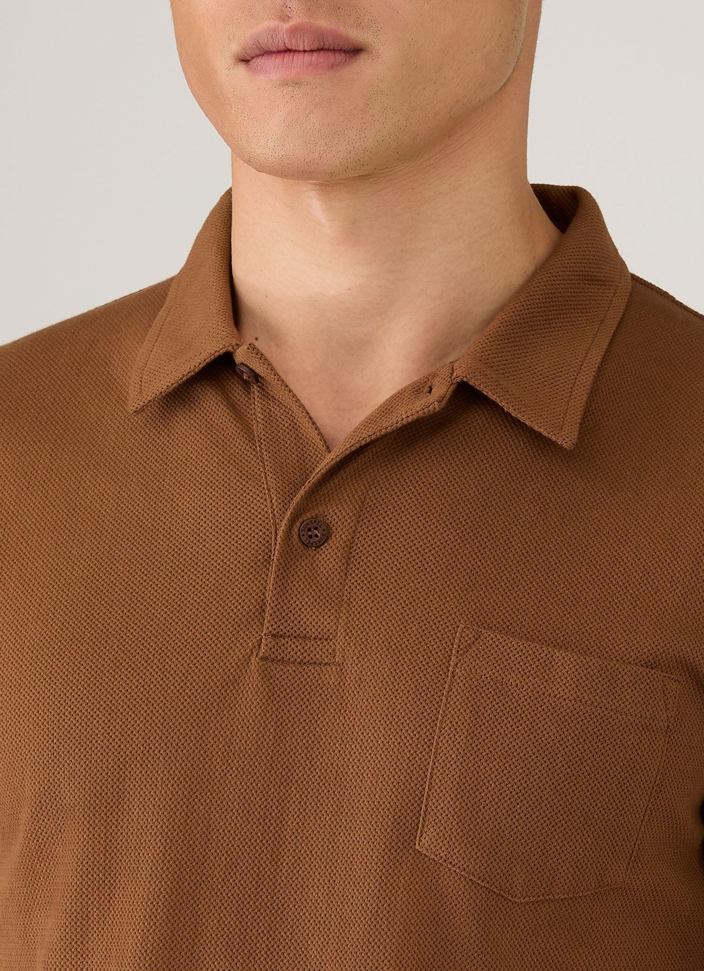 Mens Riviera Polo Shirt In Bronze Mpol1026 Brgu