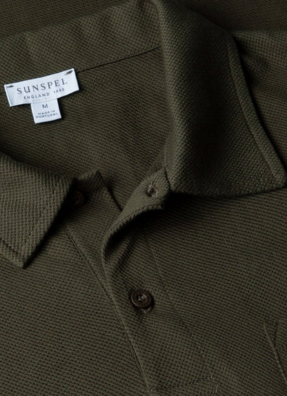 Mens Riviera Polo Shirt In Pine Green Mpol1026 Gnhz