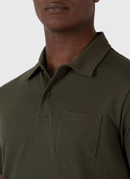 Mens Riviera Polo Shirt In Pine Green Mpol1026 Gnhz