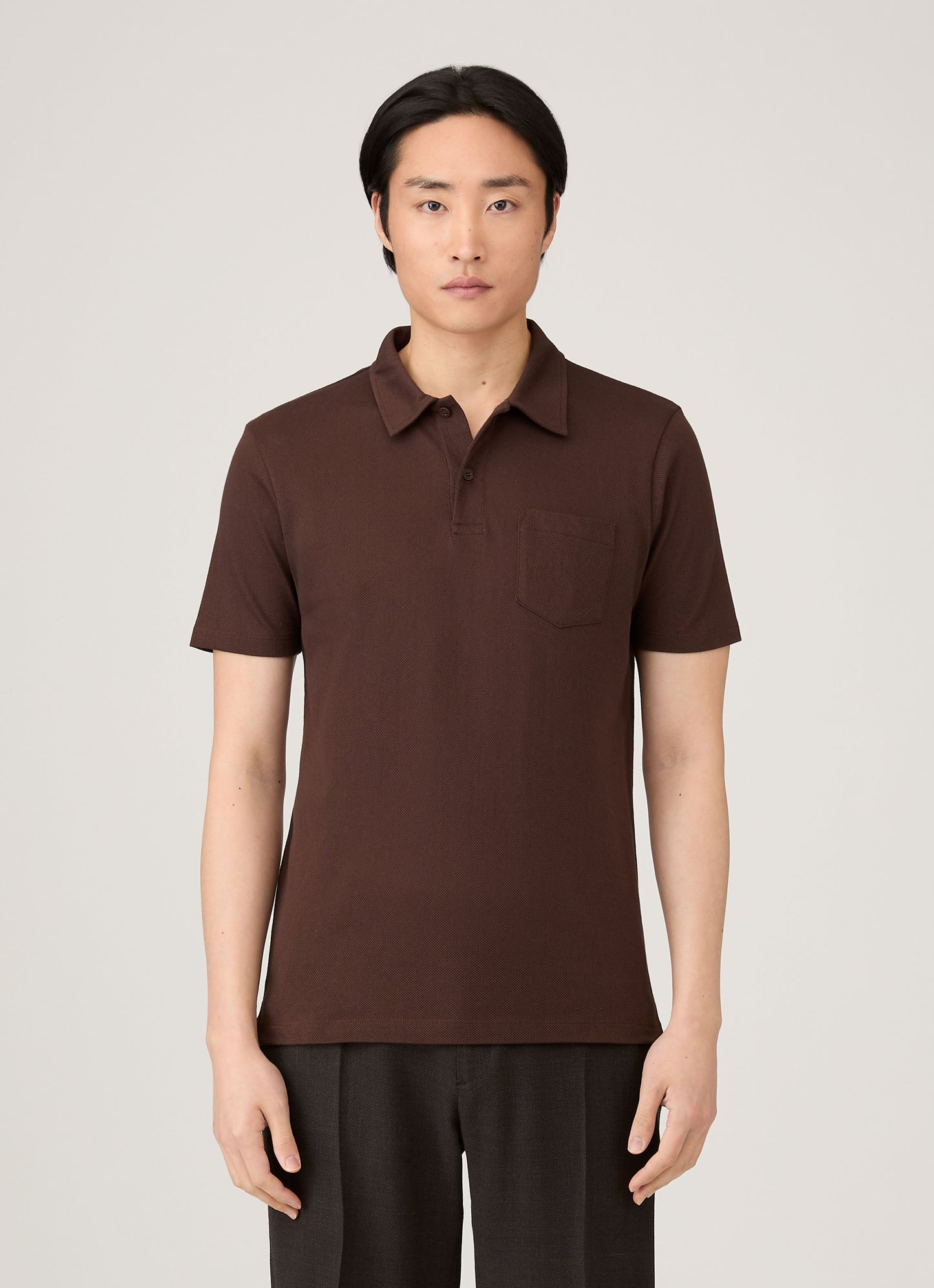 Mens Riviera Polo Shirt In Bakelite Mpol1026 Rdel