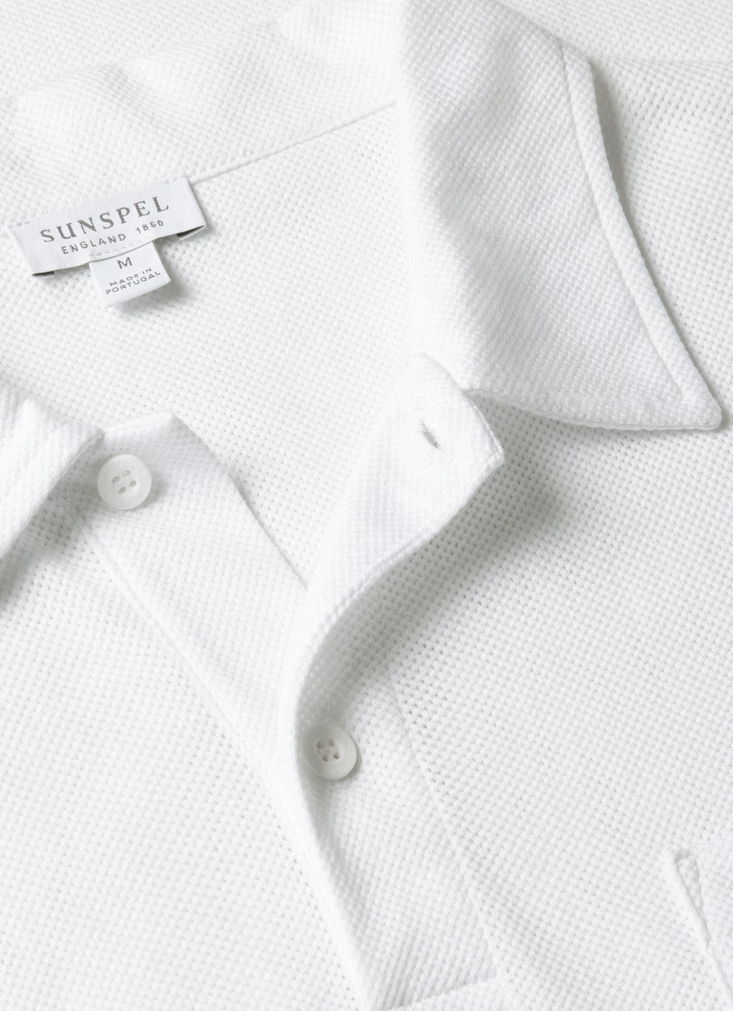 Mens Cotton Riviera Polo Shirt White Mpol1026