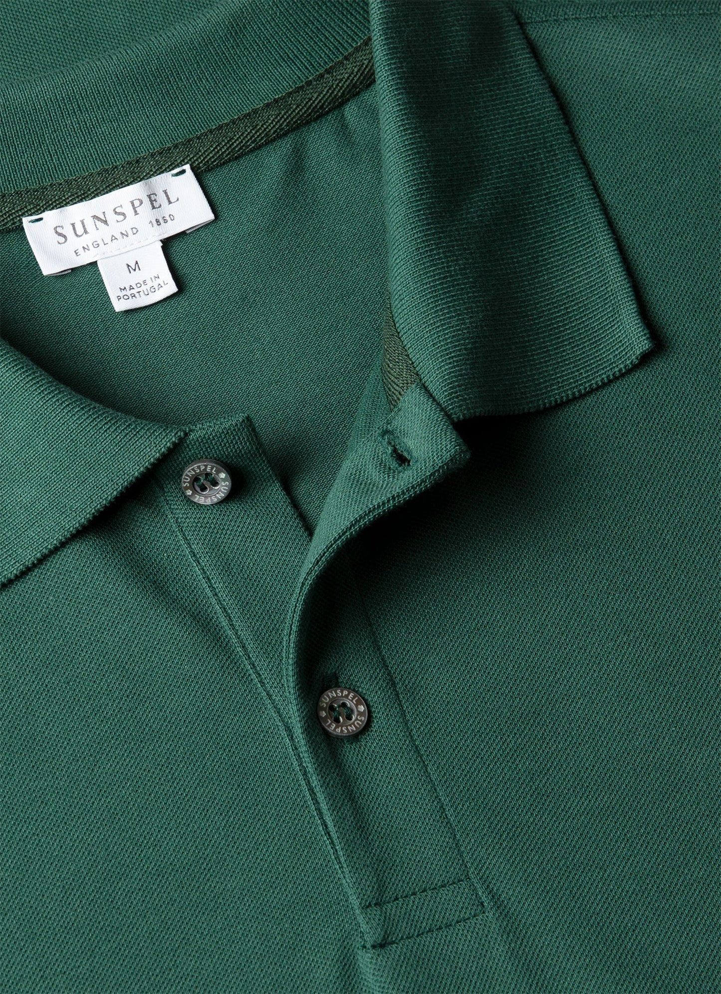 Mens Pique Polo Shirt In Forest Mpol1028 Gnjd