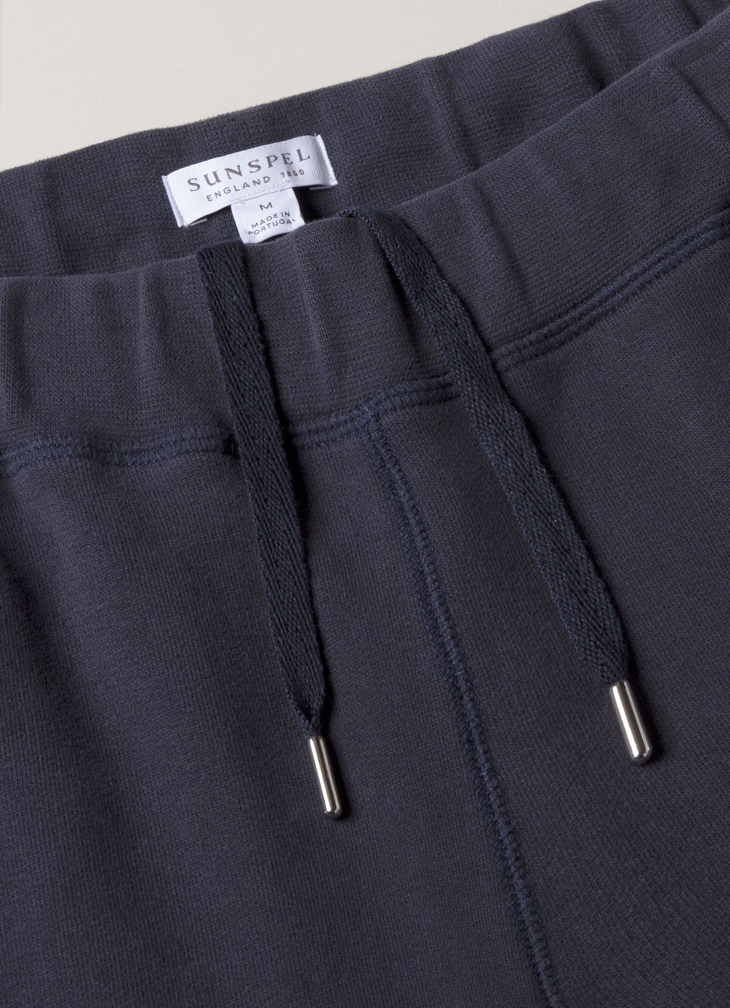 Mens Cotton Loopback Shorts In Navy