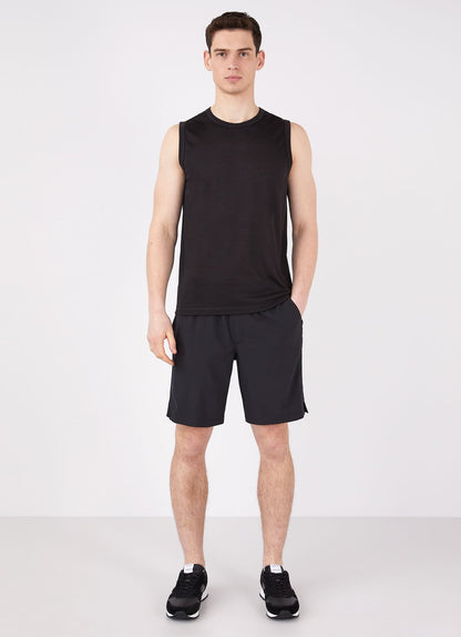 Active 9 Inch Short In Black