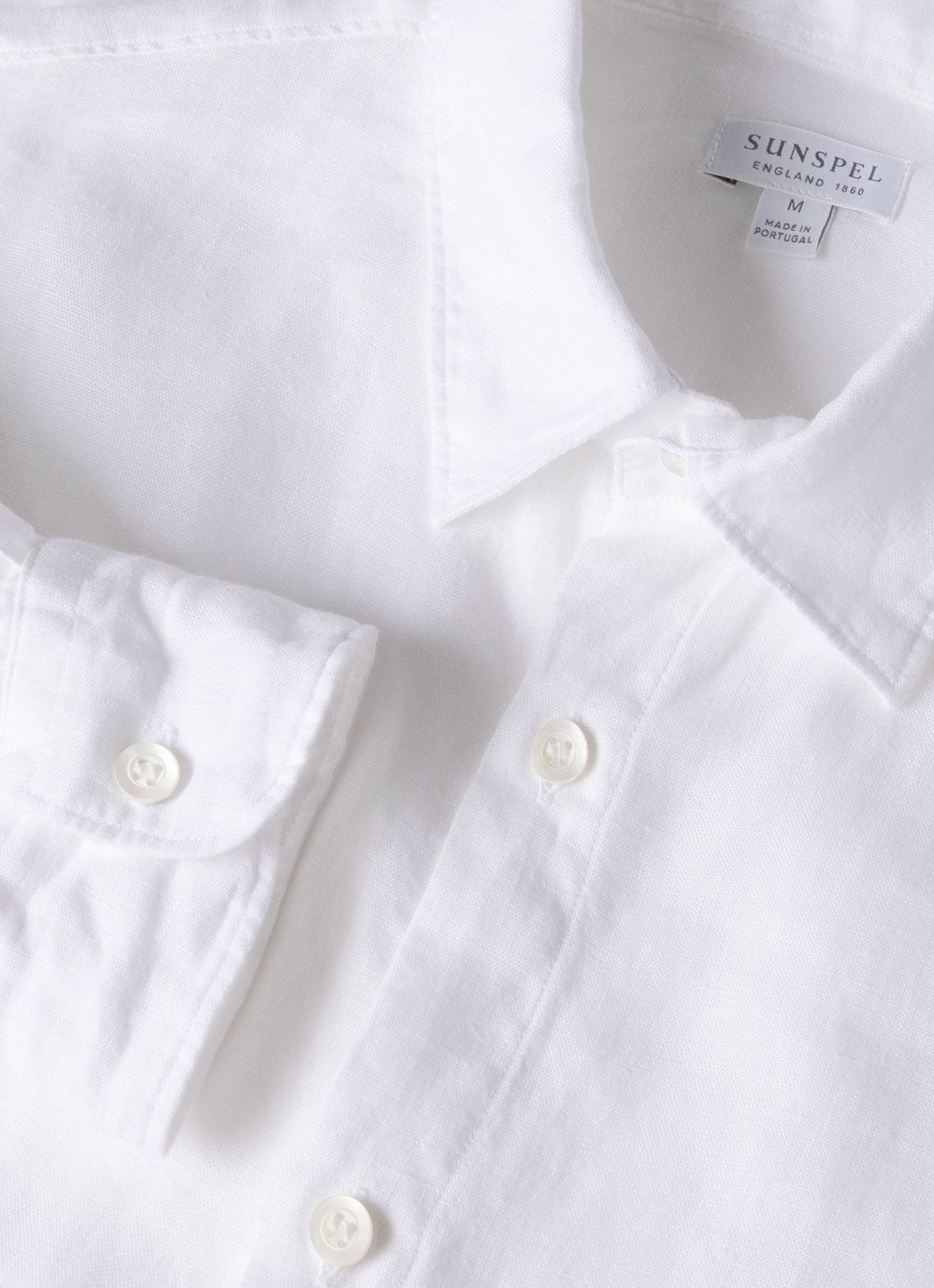 Men S Linen Long Sleeve Shirt In White Msht2061 Whaa