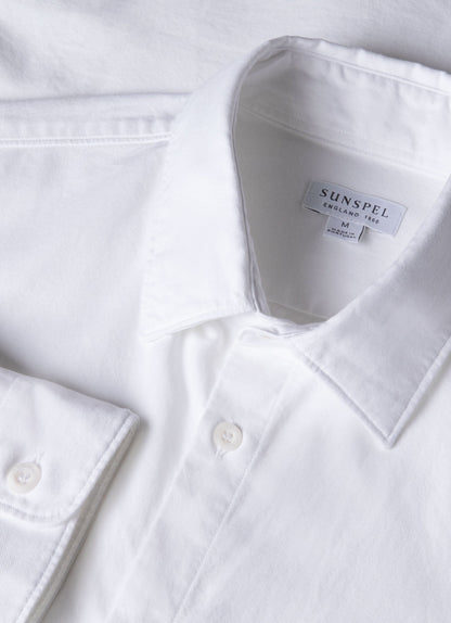 Mens Oxford Shirt In White Msht2127 Whaa