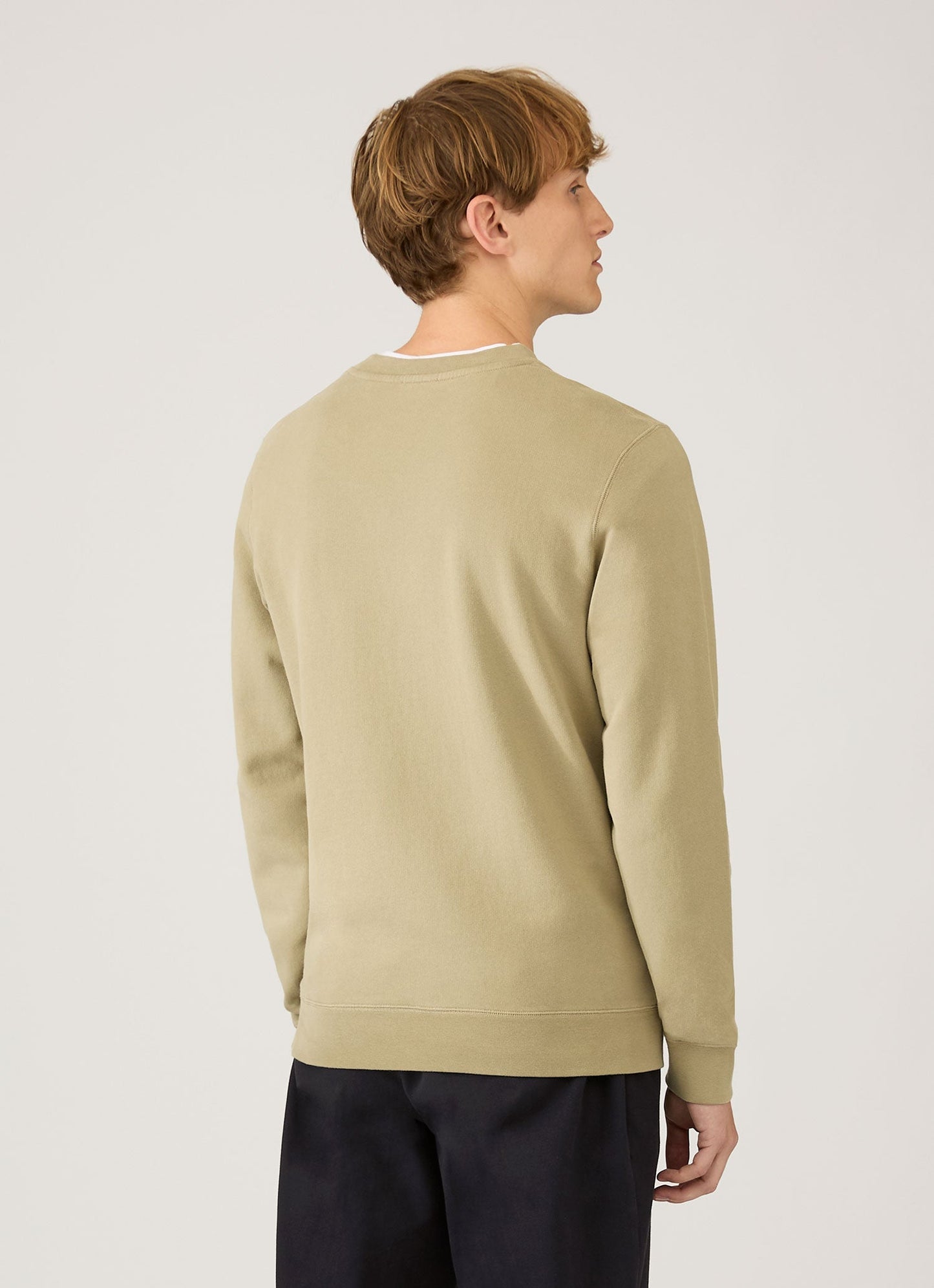 Mens Loopback Sweatshirt In Pistachio Mswe1516 Gnix
